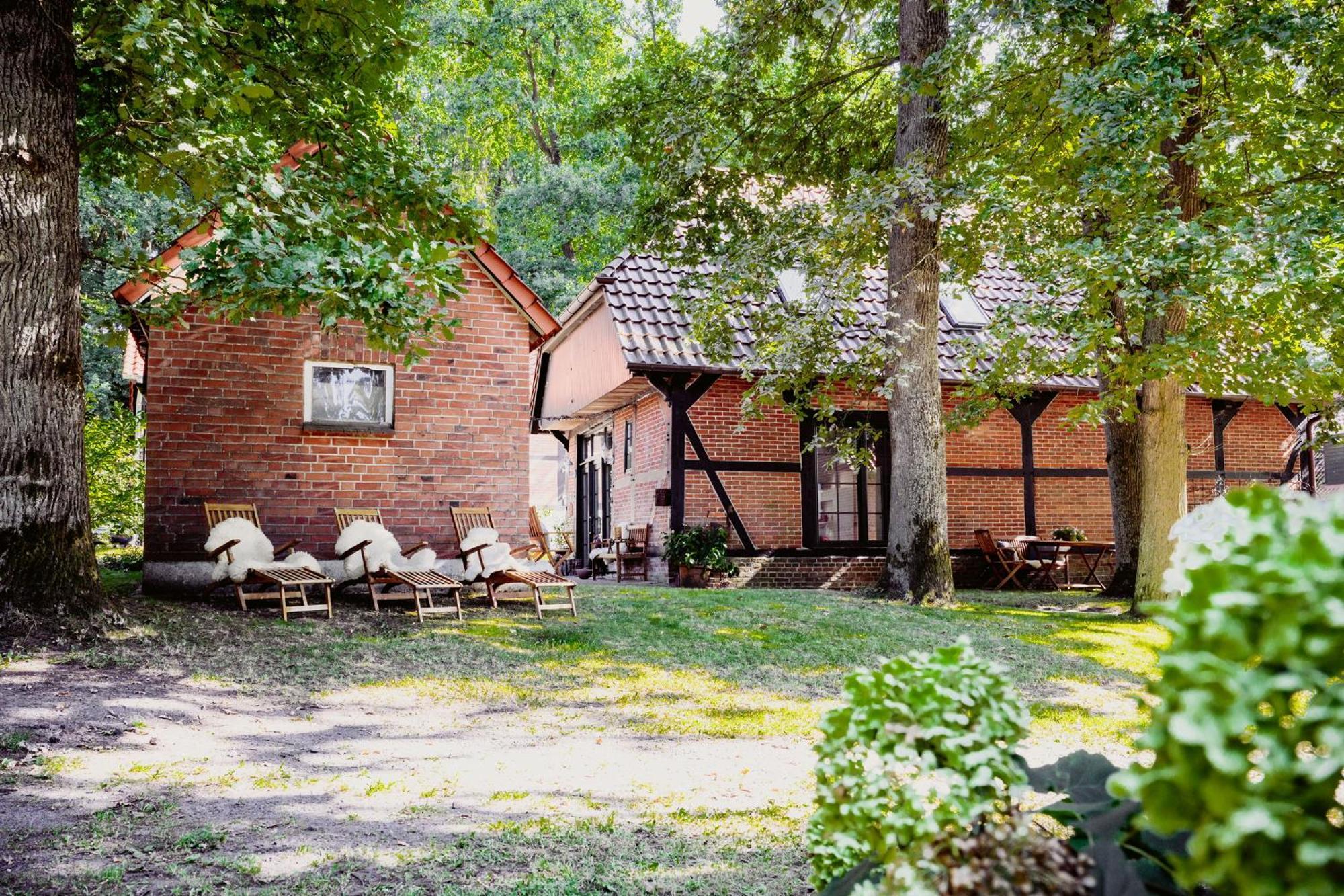 Traumhaftes Anwesen In Der Lueneburger Heide Lägenhet Soltau Exteriör bild